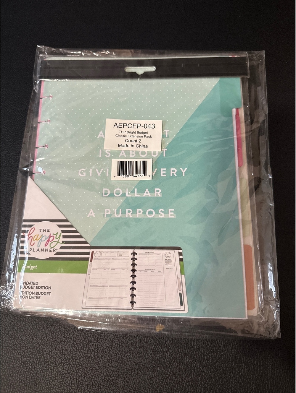 The Happy Planner Classic Budget Planner with Stickers and Dividers